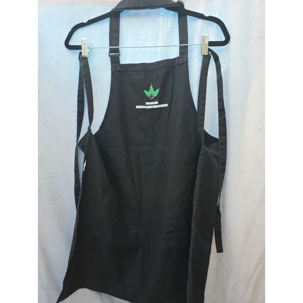 Rare Starbucks Coffee Master Black Barista Apron Embroidered Logo